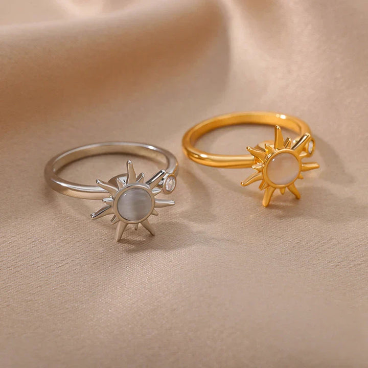 Calming Sun Spinner Ring - 87% Feel Relief Within Minutes