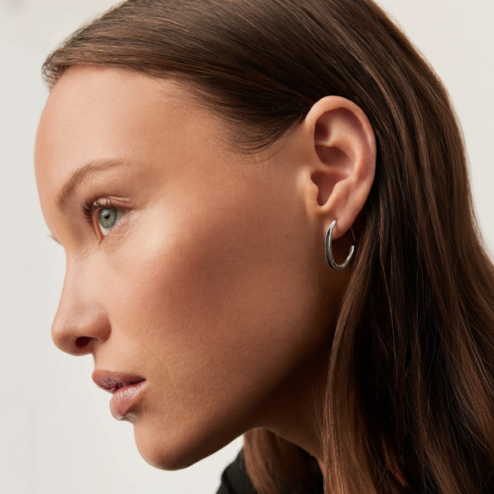 Elegant Bold Circle Hoop Earrings