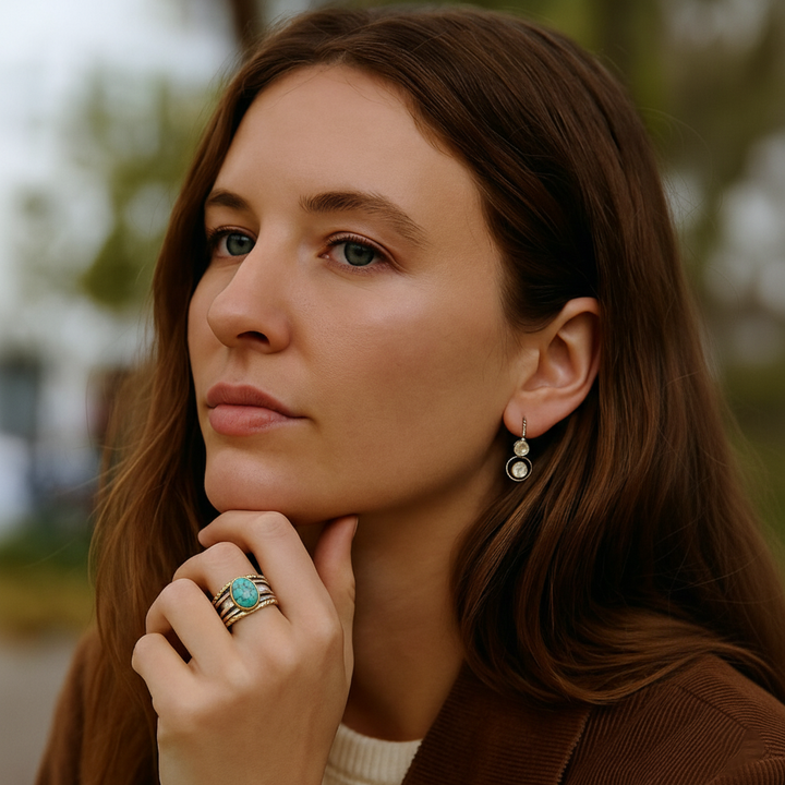 Vintage Turquoise Statement Ring