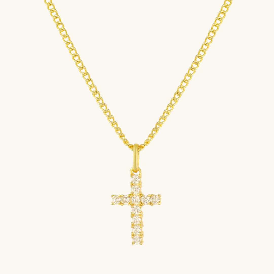 Don’t Cross Me Necklace – Elegant Cross Pendant