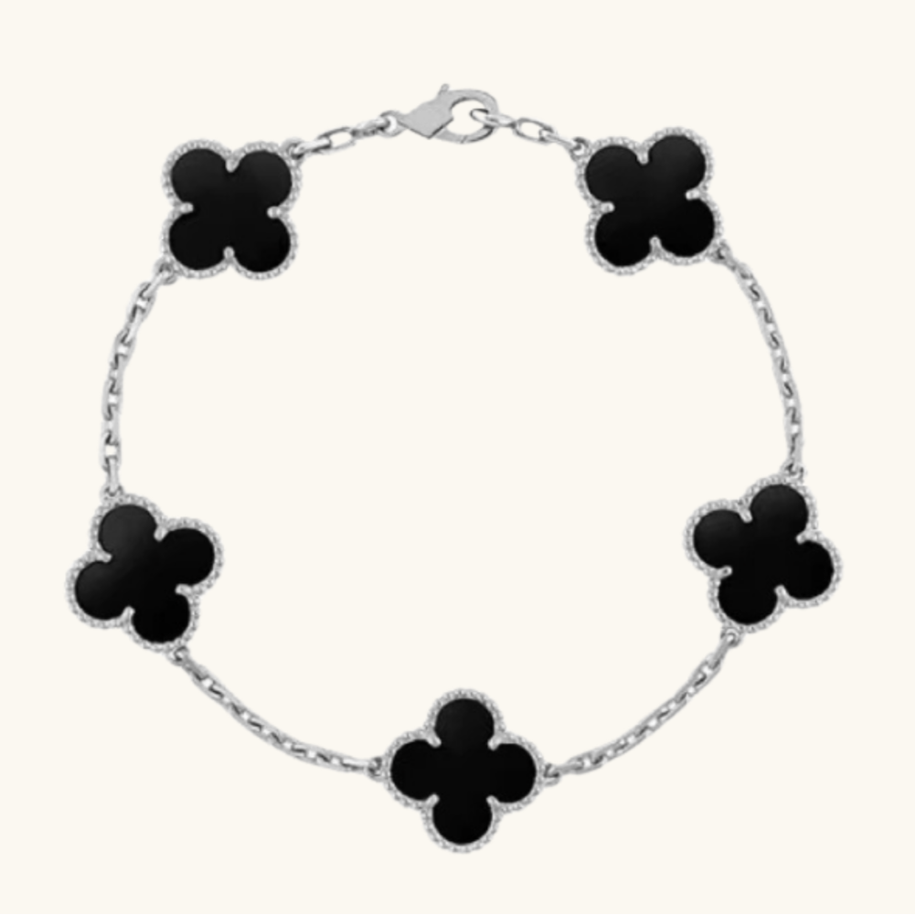 Black Clover Charm Bracelet