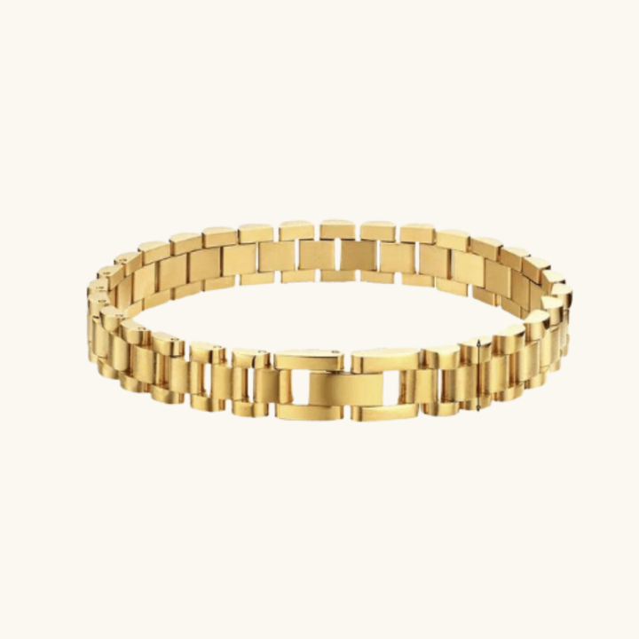 Gold Modern Link Chain Bracelet