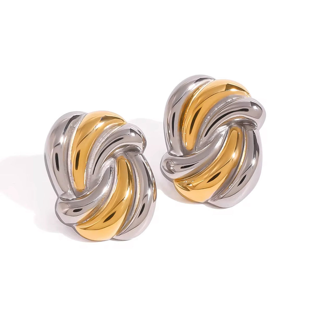 Knot Stud Earrings Timeless Twisted Design
