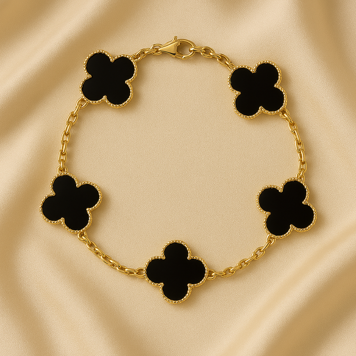 Black Clover Charm Bracelet