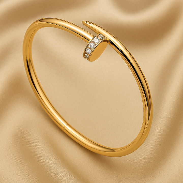 Elegant Nail-Inspired Bracelet