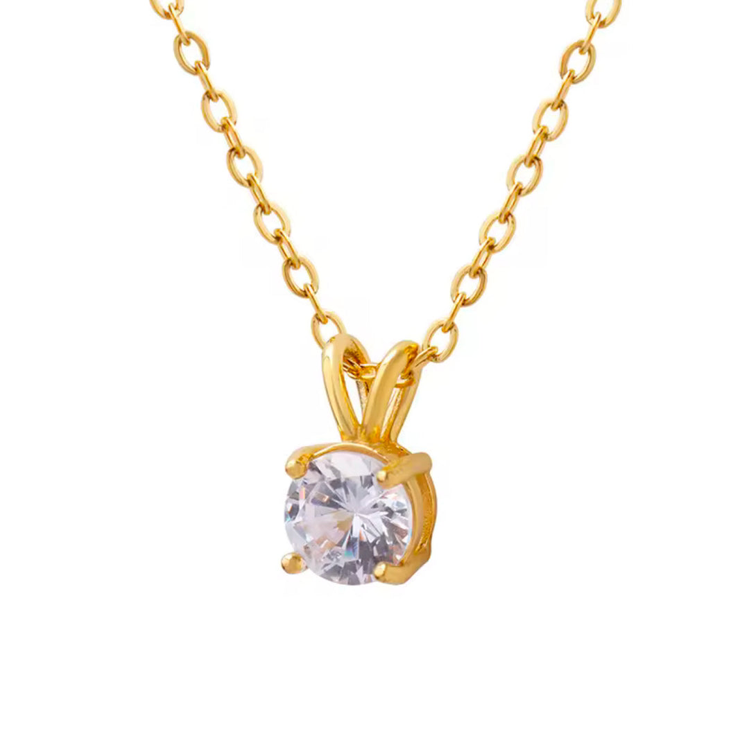 Classic Spark Necklace – Timeless Polished Pendant