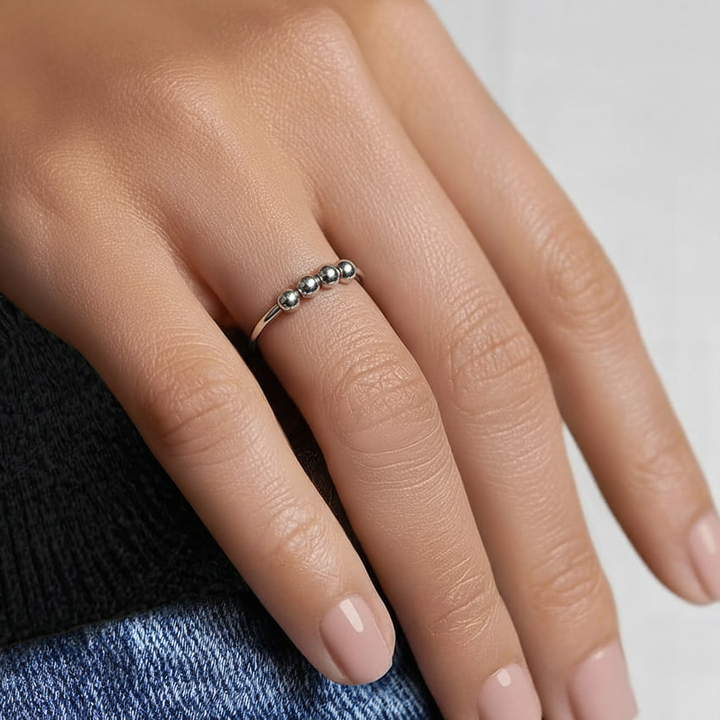 Anxiety Relief Spinner Ring - Fidget Ring for Stress & Focus