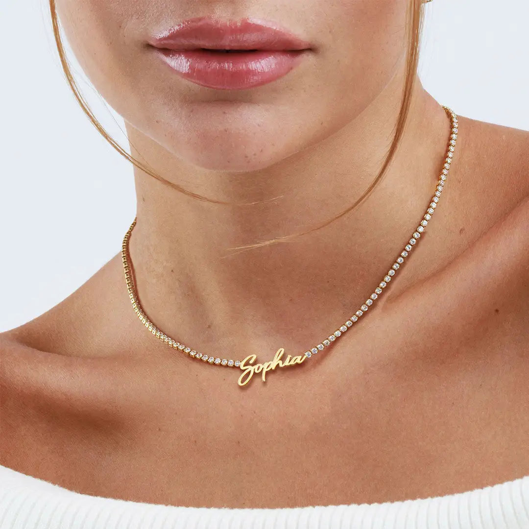 Custom Signature Necklace – Personalized Pendant