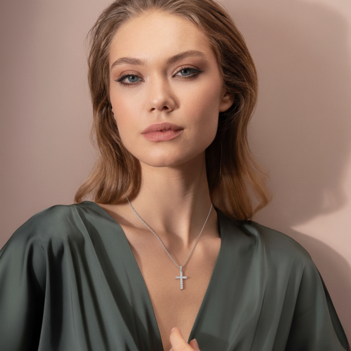 Don’t Cross Me Necklace – Elegant Cross Pendant