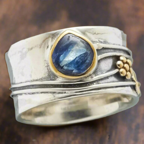 Bohemian Gemstone Spinner Ring