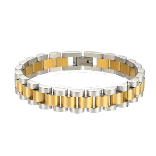 Gold Modern Link Chain Bracelet
