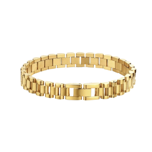 Gold Modern Link Chain Bracelet