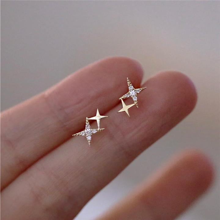 Dainty Star Earrings