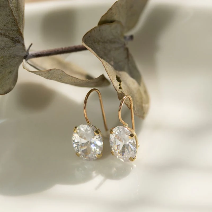 Elegant Gold and Silver Crystal Earrings – Sparkling Statement Jewelry for Every Occasion