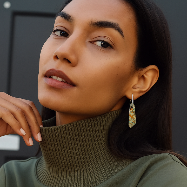 Elegant Natural Stone Earrings